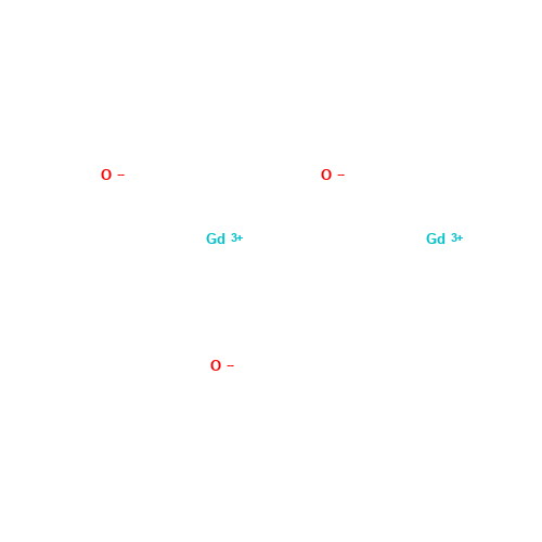 Gadolinium oxide (CAS: 12064-62-9) - Chemical Structure and Molecular Formula 
