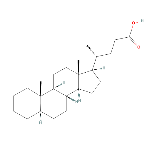 5Β-CHOLANIC ACID (CAS: 468-98-4) - Related Chemical Product