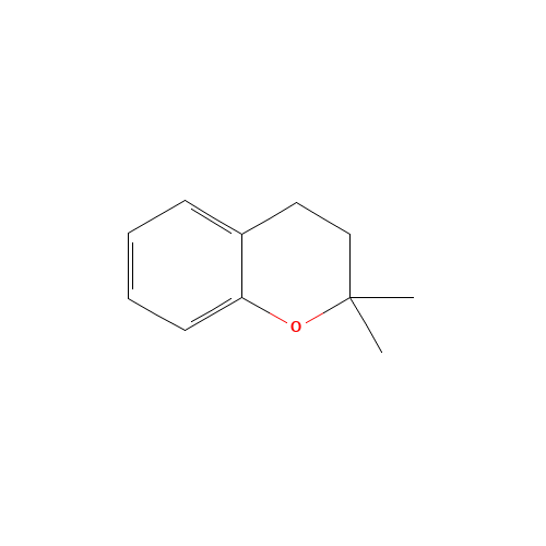 2,2-DIMETHYLCHROMANE (CAS: 1198-96-5) - Chemical Structure and Molecular Formula 