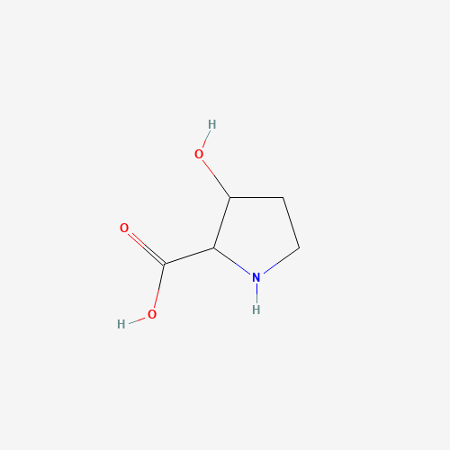 3-Hydroxyproline (CAS: 567-36-2) - Chemical Structure and Molecular Formula 