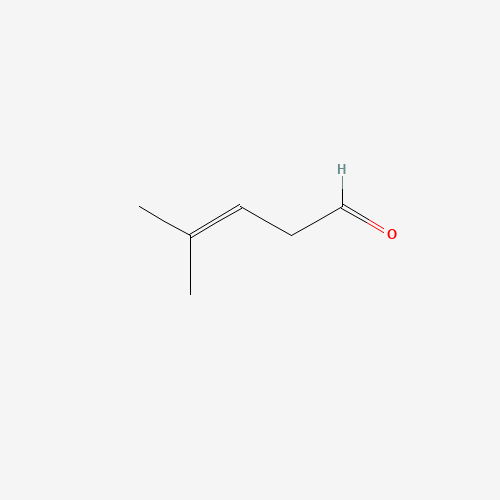 4-methylpent-3-enal (CAS: 5362-50-5) - Chemical Structure and Molecular Formula 