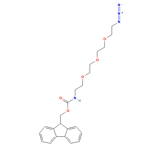 13-Azido-5,8,11-trioxa-2-azatridecanoic acid 9H-fluoro-9-ylmethylester (CAS: 1172605-58-1) - Related Chemical Product