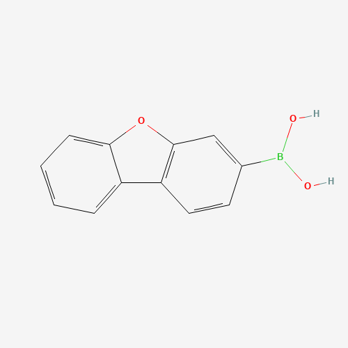 Dibenzofuran-3-Boronic acid chemical structure Dibenzofuran-3-Boronic acid (CAS: 395087-89-5) - Chemical Structure and Molecular Formula
