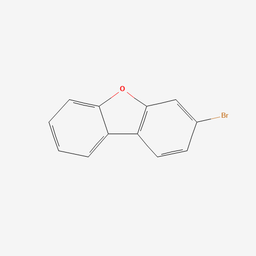 3-bromo-dibenzofuran (CAS: 26608-06-0) - Chemical Structure and Molecular Formula 