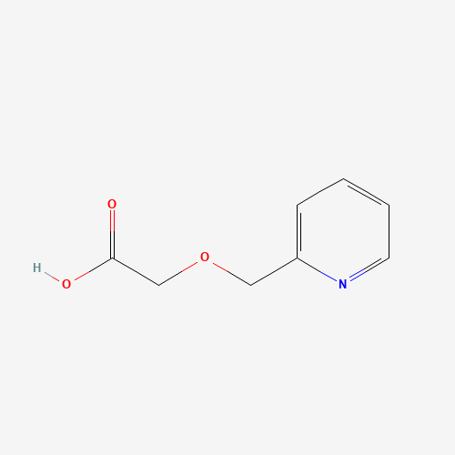 (pyridin-2-ylmethoxy)acetic acid (CAS: 301187-61-1) - Chemical Structure and Molecular Formula 