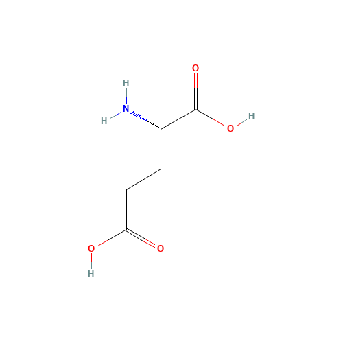 Glutamic acid (CAS: 6899-05-4) - Chemical Structure and Molecular Formula 