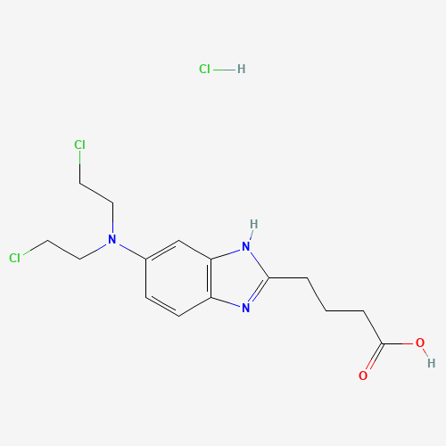 6-[Bis(2-chloroethyl)amino]-1H-Benzimidazole-2-butanoic Acid (CAS: 31349-38-9) - Related Chemical Product