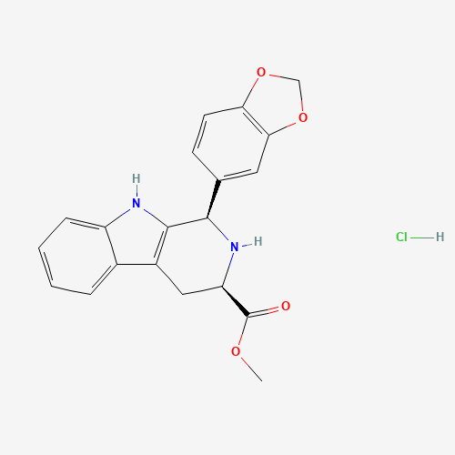 methyl (1R,3R)-1-(1,3-benzodioxol-5-yl)-2,3,4,9-tetrahydro-1H-pyrido[3,4-b]indole-3-carboxylate (CAS: 171752-68-4) - Related Chemical Product