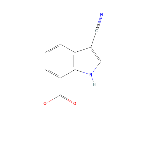 methyl 3-cyano-1H-indole-7-carboxylate (CAS: 443144-24-9) - Related Chemical Product