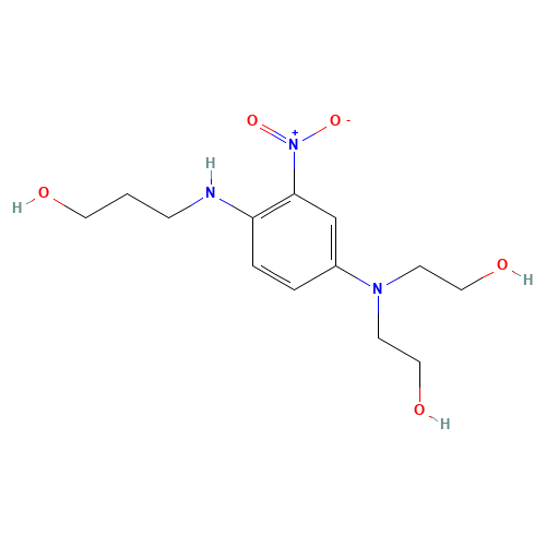 3-[4-[bis(2-hydroxyethyl)amino]-2-nitroanilino]propan-1-ol (CAS: 104226-19-9) - Related Chemical Product