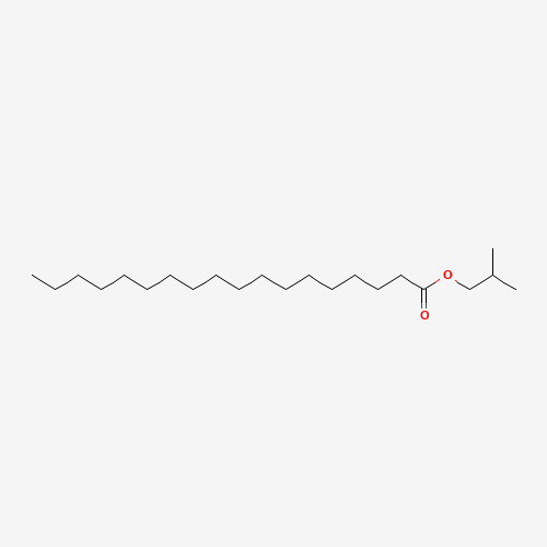 2-methylpropyl octadecanoate (CAS: 646-13-9) - Chemical Structure and Molecular Formula 
