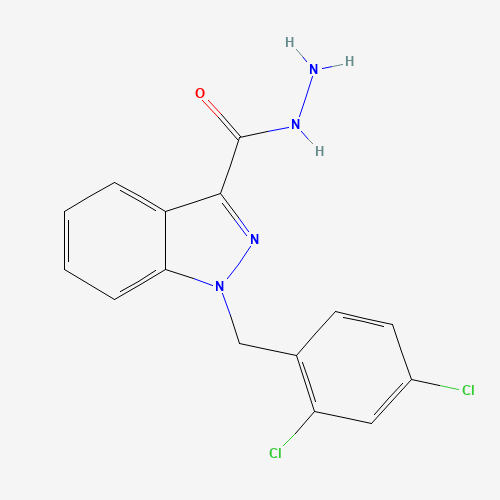 1-(2,4-dichlorobenzyl)-1H-indazole-3-carbohydrazide (CAS: 252025-52-8) - Related Chemical Product