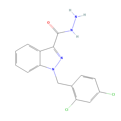 1-(2,4-dichlorobenzyl)-1H-indazole-3-carbohydrazide (CAS: 252025-52-8) - Related Chemical Product