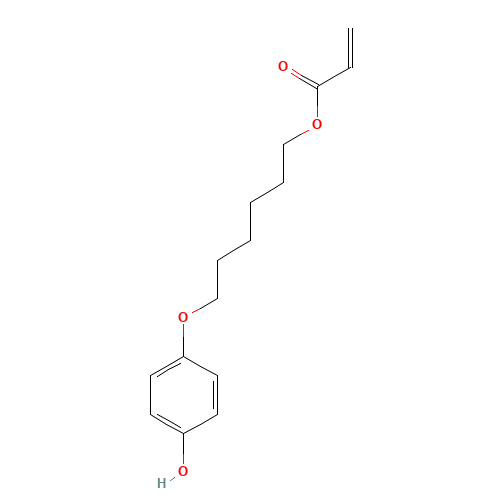 6-(4-hydroxyphenoxy)hexyl prop-2-enoate (CAS: 161841-12-9) - Related Chemical Product
