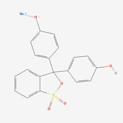 sodium;4-[3-(4-hydroxyphenyl)-1,1-dioxo-2,1$l^{6}-benzoxathiol-3-yl]phenolate (CAS: 34487-61-1) - Related Chemical Product