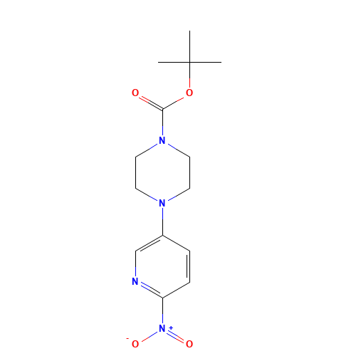 Tert-butyl 4-(6-nitropyridin-3-yl)piperazine-1-carboxylate (CAS: 571189-16-7) - Related Chemical Product
