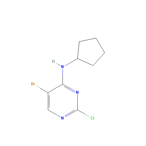 5-Bromo-2-chloro-N-cyclopentylpyrimidin-4-amine (CAS: 733039-20-8) - Related Chemical Product