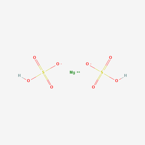 magnesium;sulfate (CAS: 10028-26-9) - Chemical Structure and Molecular Formula 