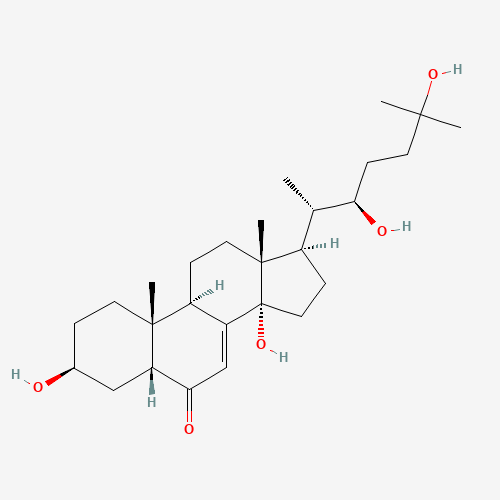 2-deoxyecdysone (CAS: 31575-91-4) - Chemical Structure and Molecular Formula 