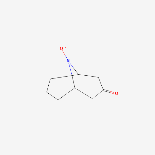 9-$l^{1}-oxidanyl-9-azabicyclo[3.3.1]nonan-3-one (CAS: 7123-92-4) - Chemical Structure and Molecular Formula 