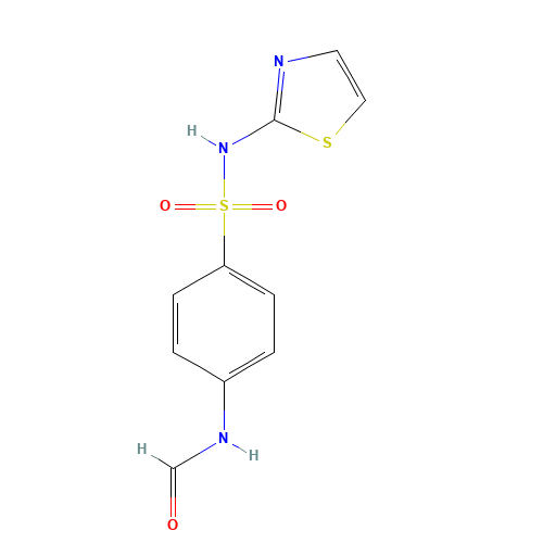 N-[4-(1,3-thiazol-2-ylsulfamoyl)phenyl]formamide (CAS: 786-25-4) - Related Chemical Product
