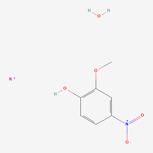 Phenol, 2-methoxy-4-nitro-, potassium salt (CAS: 100200-99-5) - Chemical Structure and Molecular Formula 