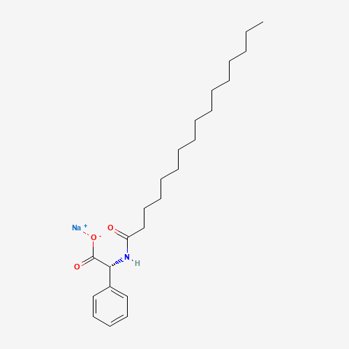 N-Hexadecanoyl-D-phenylglycine sodiuM salt (CAS: 1016315-49-3) - Chemical Structure and Molecular Formula 