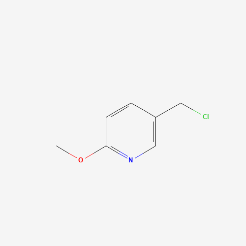 5-(CHLOROMETHYL)-2-METHOXYPYRIDINE (CAS: 101990-70-9) - Chemical Structure and Molecular Formula 