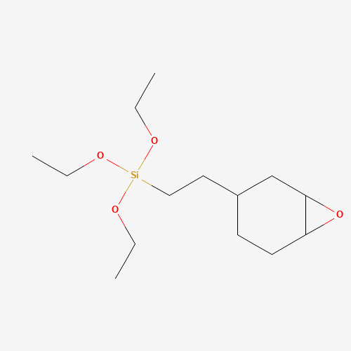 (2-(7-Oxabicyclo[4.1.0]heptan-3-yl)ethyl)triethoxysilane; CCRIS 3045; 2-(3,4-Epoxycyclohexyl)ethyltriethoxysilane (CAS: 10217-34-2) - Chemical Structure and Molecular Formula 