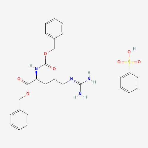 H-Arg(Tos)-OBzl.TosOH (CAS: 103305-88-0) - Chemical Structure and Molecular Formula 