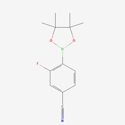 3-Fluoro-4-(4,4,5,5-tetramethyl-1,3,2-dioxaborolan-2-yl)benzonitrile (CAS: 1035235-29-0) - Related Chemical Product