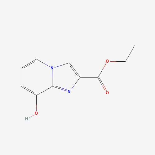 IMidazo[1,2-a]pyridine-2-carboxylic acid, 8-hydroxy-, ethyl ester (CAS: 1041004-63-0) - Chemical Structure and Molecular Formula 