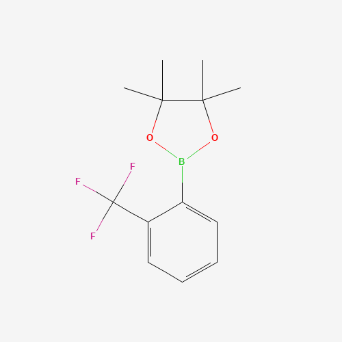 2-[2-(Trifluoromethyl)phenyl]-4,4,5,5-tetramethyl-1,3,2-dioxaborolane (CAS: 1073339-21-5) - Related Chemical Product