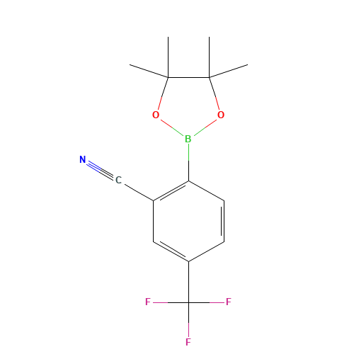2-CYANO-4-(TRIFLUOROMETHYL)PHENYLBORONIC ACID PINACOL ESTER (CAS: 1073355-21-1) - Related Chemical Product