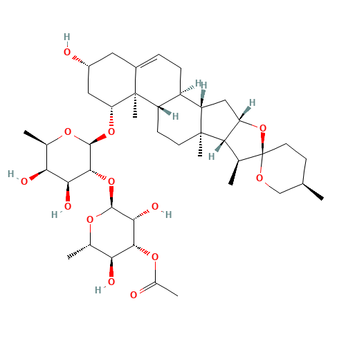 Ophiopogonin A (CAS: 11054-24-3) - Chemical Structure and Molecular Formula 