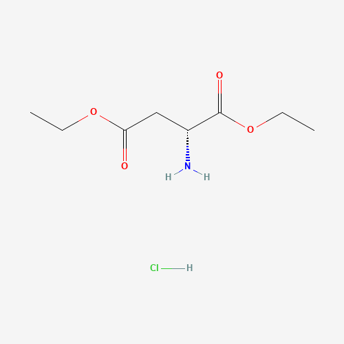 (R)-Diethyl 2-aminosuccinate hydrochloride (CAS: 112018-26-5) - Chemical Structure and Molecular Formula 