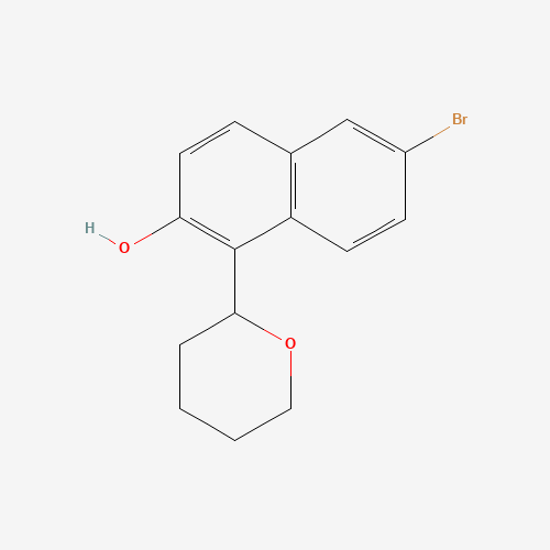 6-Bromo-1-(tetrahydropyran-2-yl)naphthalen-2-ol (CAS: 1133116-41-2) - Related Chemical Product