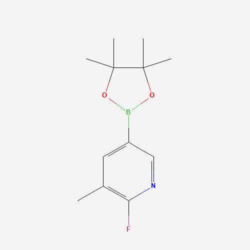 2-Fluoro-3-methylpyridine-5-boronic acid (CAS: 1150561-71-9) - Chemical Structure and Molecular Formula 