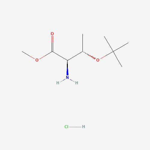 H-D-THR(TBU)-OME HCL (CAS: 115141-43-0) - Chemical Structure and Molecular Formula 