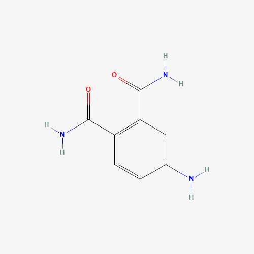 4-amino-phthalodiamide (CAS: 115581-96-9) - Chemical Structure and Molecular Formula 