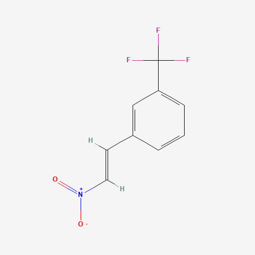 (E)-1-(2-Nitrovinyl)-3-(trifluoromethyl)benzene (CAS: 115665-96-8) - Chemical Structure and Molecular Formula 