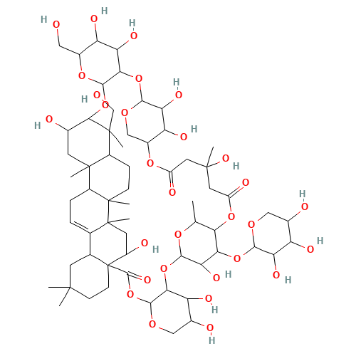TubeiMoside II (CAS: 115810-12-3) - Chemical Structure and Molecular Formula 