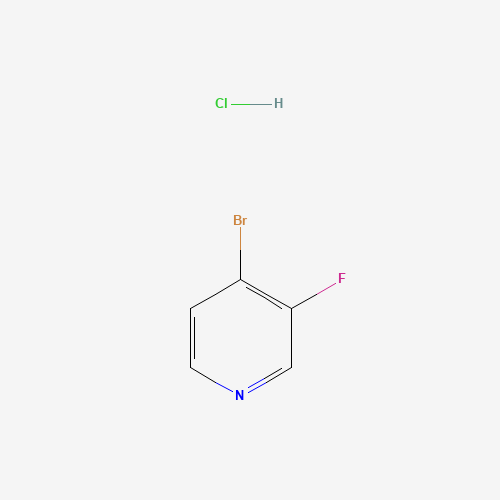 4-Bromo-3-fluoropyridine hydrochloride (CAS: 1159811-44-5) - Chemical Structure and Molecular Formula 