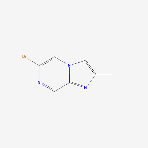 6-Bromo-2-methylimidazo[1,2-a]pyrazine (CAS: 1159811-97-8) - Chemical Structure and Molecular Formula 