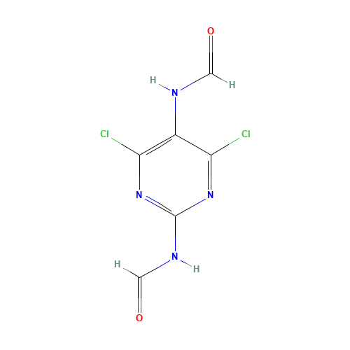 4,6-Dichloro-2,5-diformamidopyrimidine (CAS: 116477-30-6) - Related Chemical Product