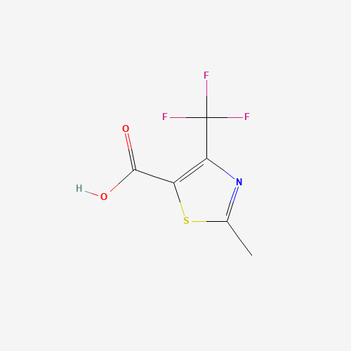 2-methyl-4-(trifluoromethyl)-1,3-thiazole-5-carboxylic Acid (CAS: 117724-63-7) - Chemical Structure and Molecular Formula 