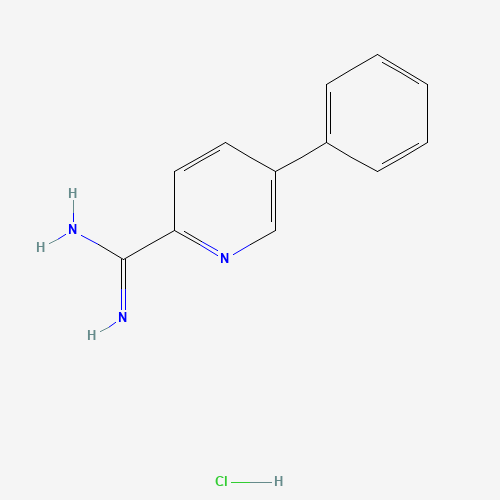 5-phenylpicolinimidamide hydrochloride (CAS: 1179362-50-5) - Chemical Structure and Molecular Formula 
