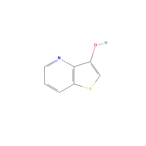 Thieno[3,2-b]pyridin-3-ol (CAS: 118801-95-9) - Chemical Structure and Molecular Formula 