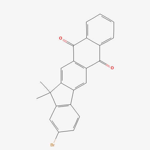 2-Bromo-13,13-dimethyl-6H-indeno[1,2-b]anthracene-6,11(13H)-dione (CAS: 1196107-73-9) - Related Chemical Product