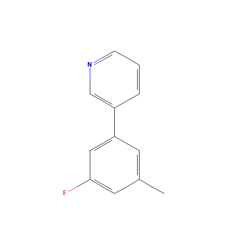 3-(3-Fluoro-5-Methyl-phenyl)-pyridine (CAS: 1214389-86-2) - Related Chemical Product